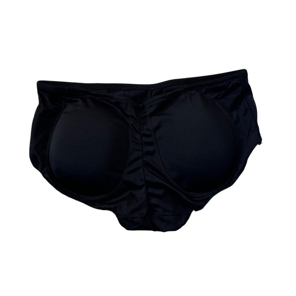 Skinnygirl Medium Black Padded Butt Lifter Shaping Underwear For Women - Picture 4 of 7